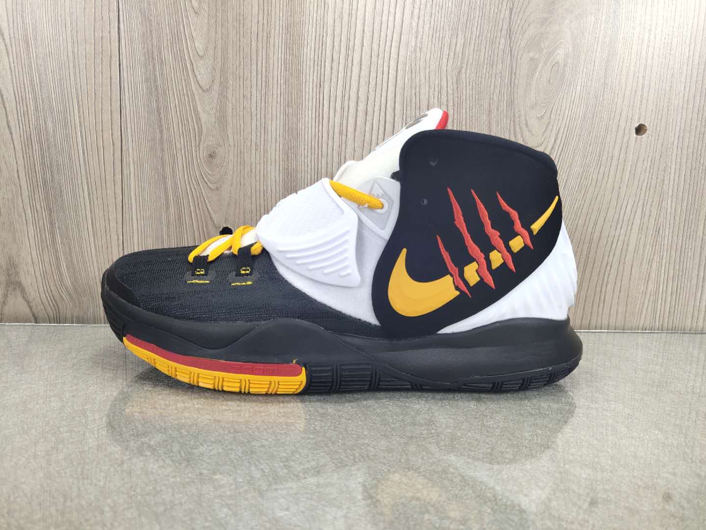 2020 Nike Kyrie Irving 6 Bruce Lee Black Yellow Red White Shoes For Women